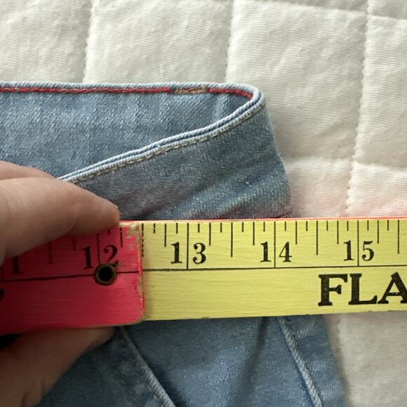 Vince Blue Jeans Womens 7 Cargo Jogger Light Wash Mid Rise Boho Streetwear - Picture 9 of 14